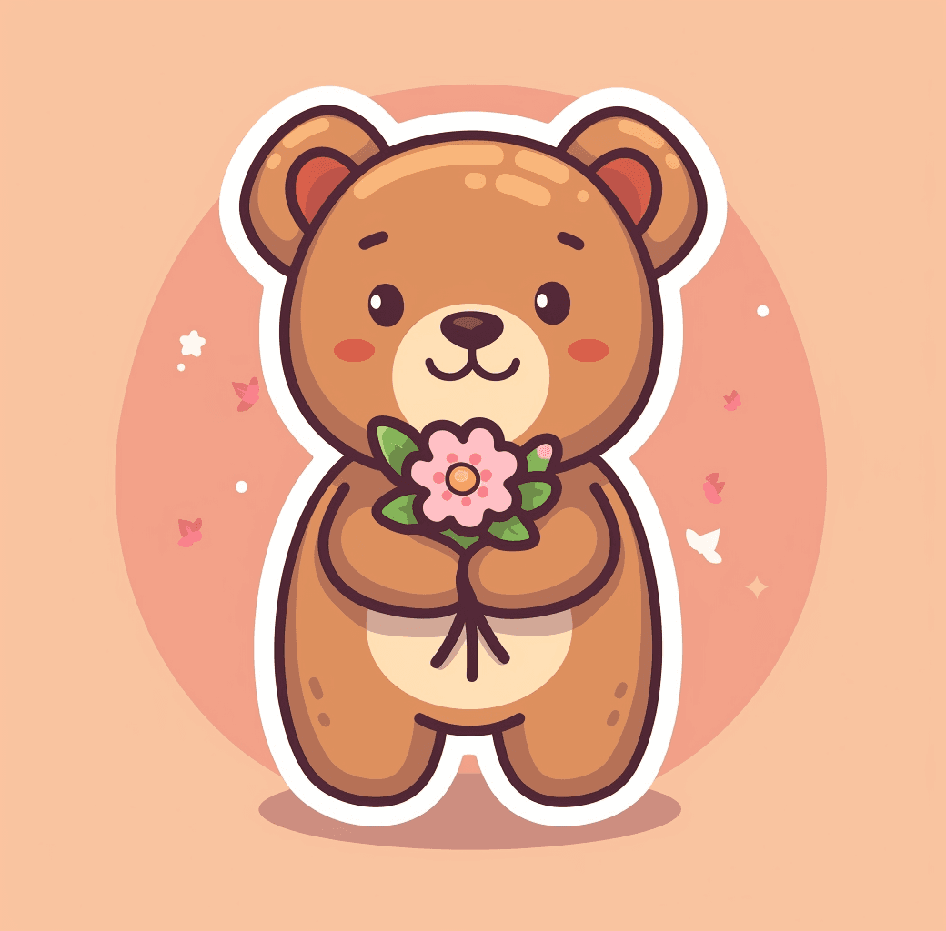 Bear Rest original repeating artwork