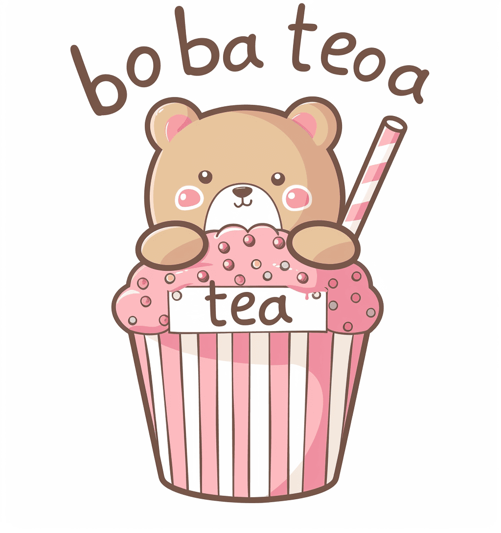 Bear Bloom original repeating artwork
