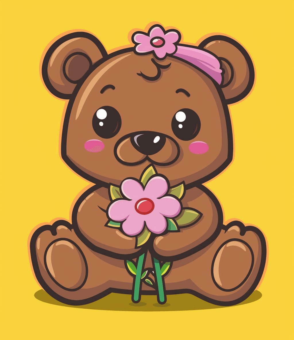 Bear Flow original repeating artwork
