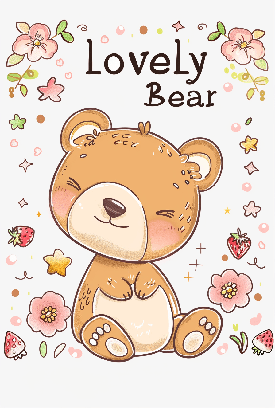 Bear 099 original repeating artwork