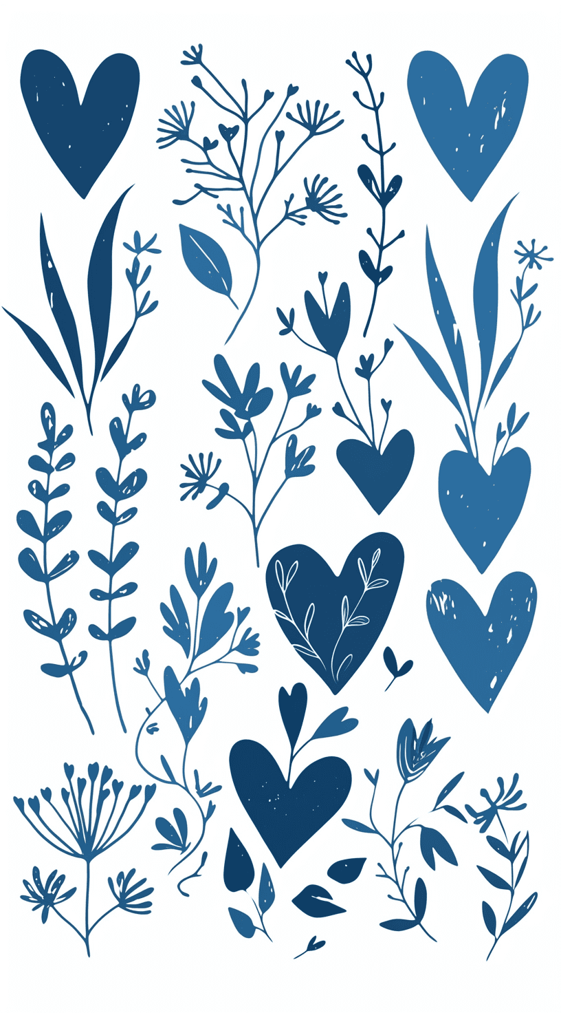 Heart 055 original repeating artwork
