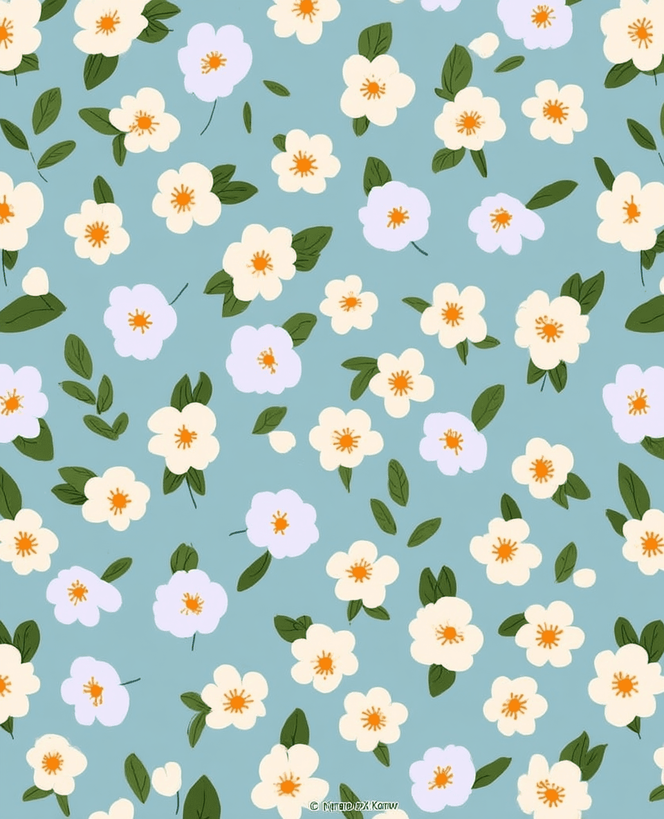 Blossom 417 original repeating artwork