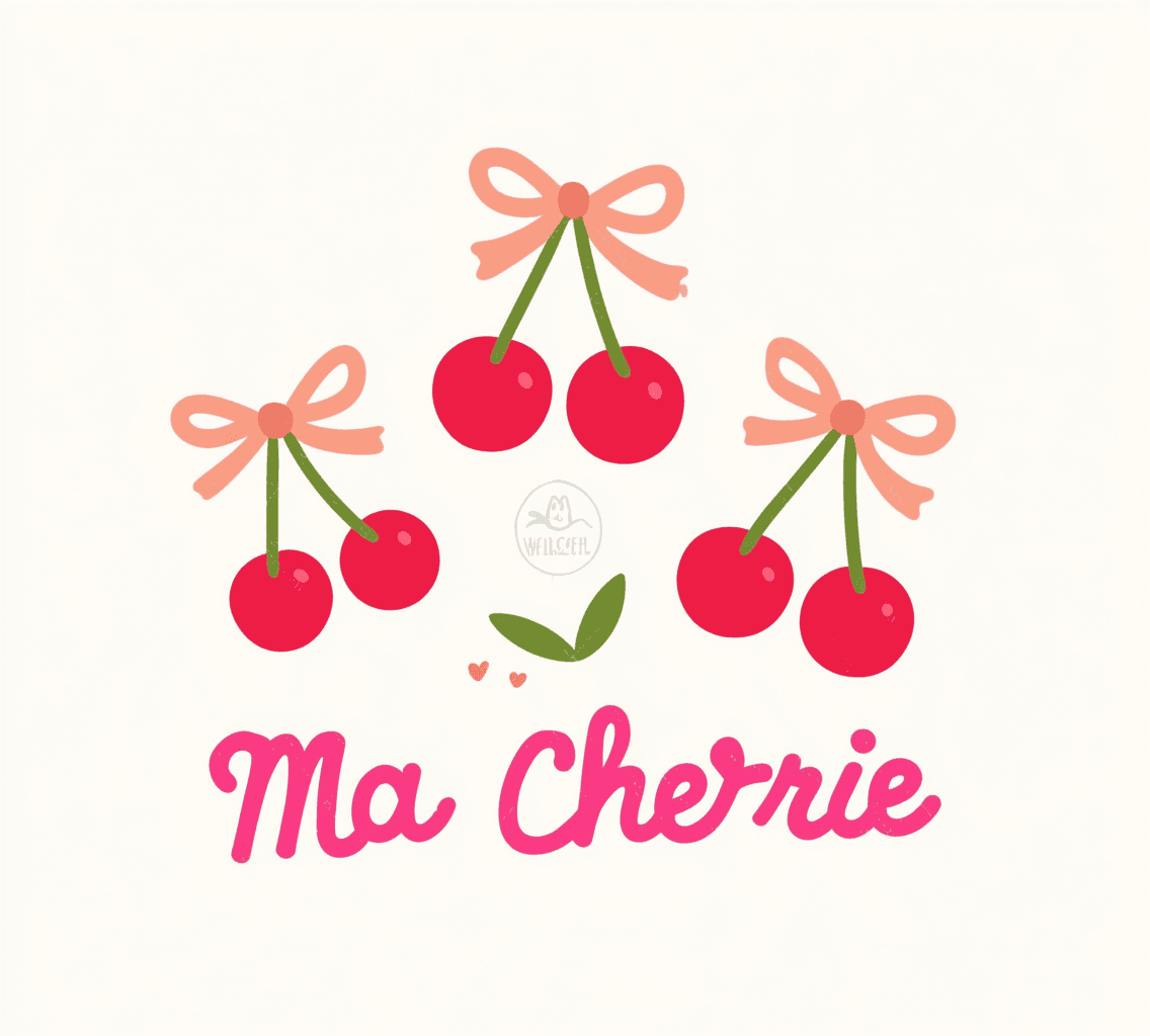 Cherry Rest original repeating artwork