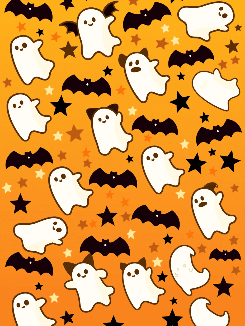 Halloween Ghost 1029 original repeating artwork