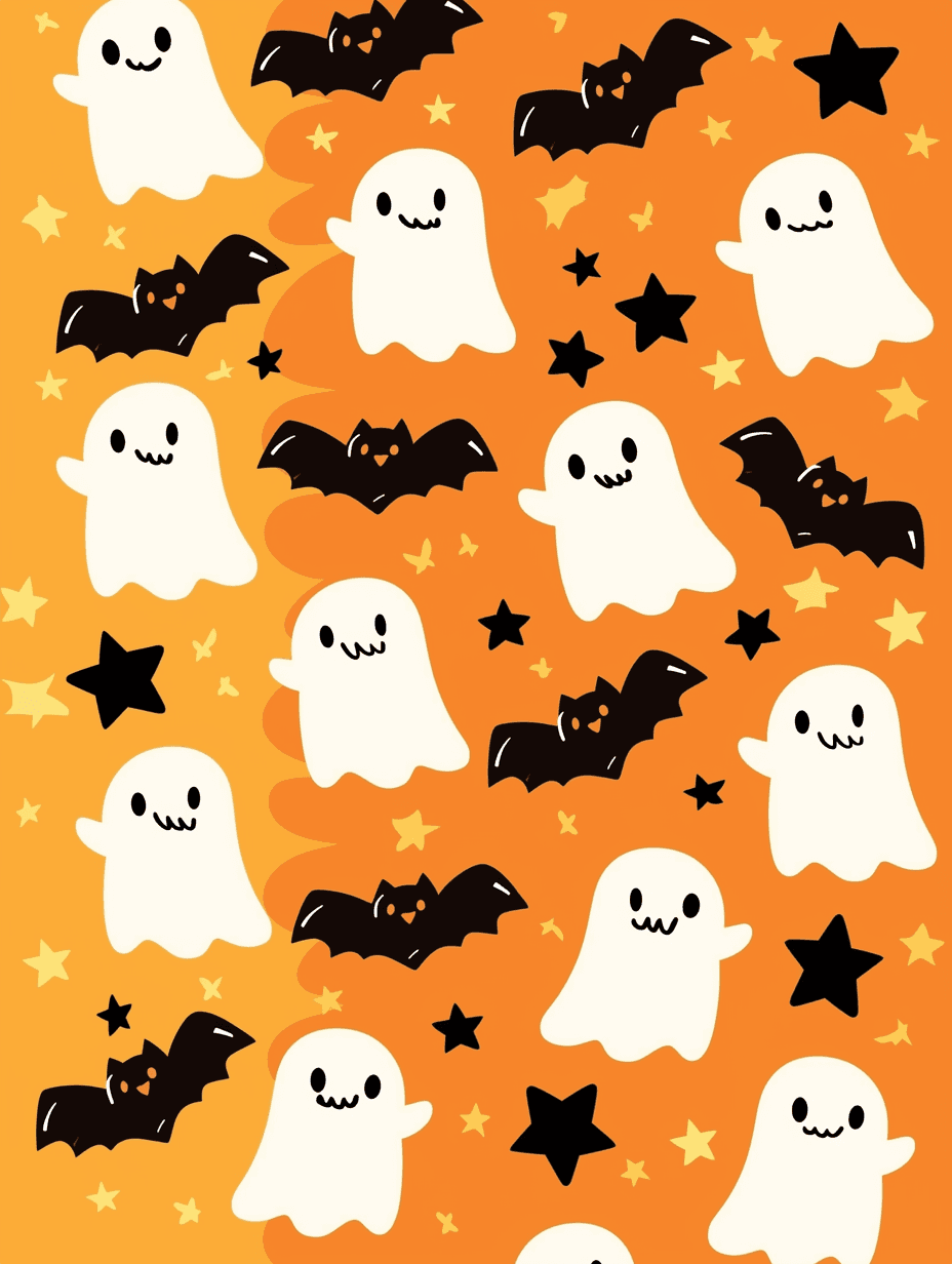 Halloween Ghost 289 original repeating artwork