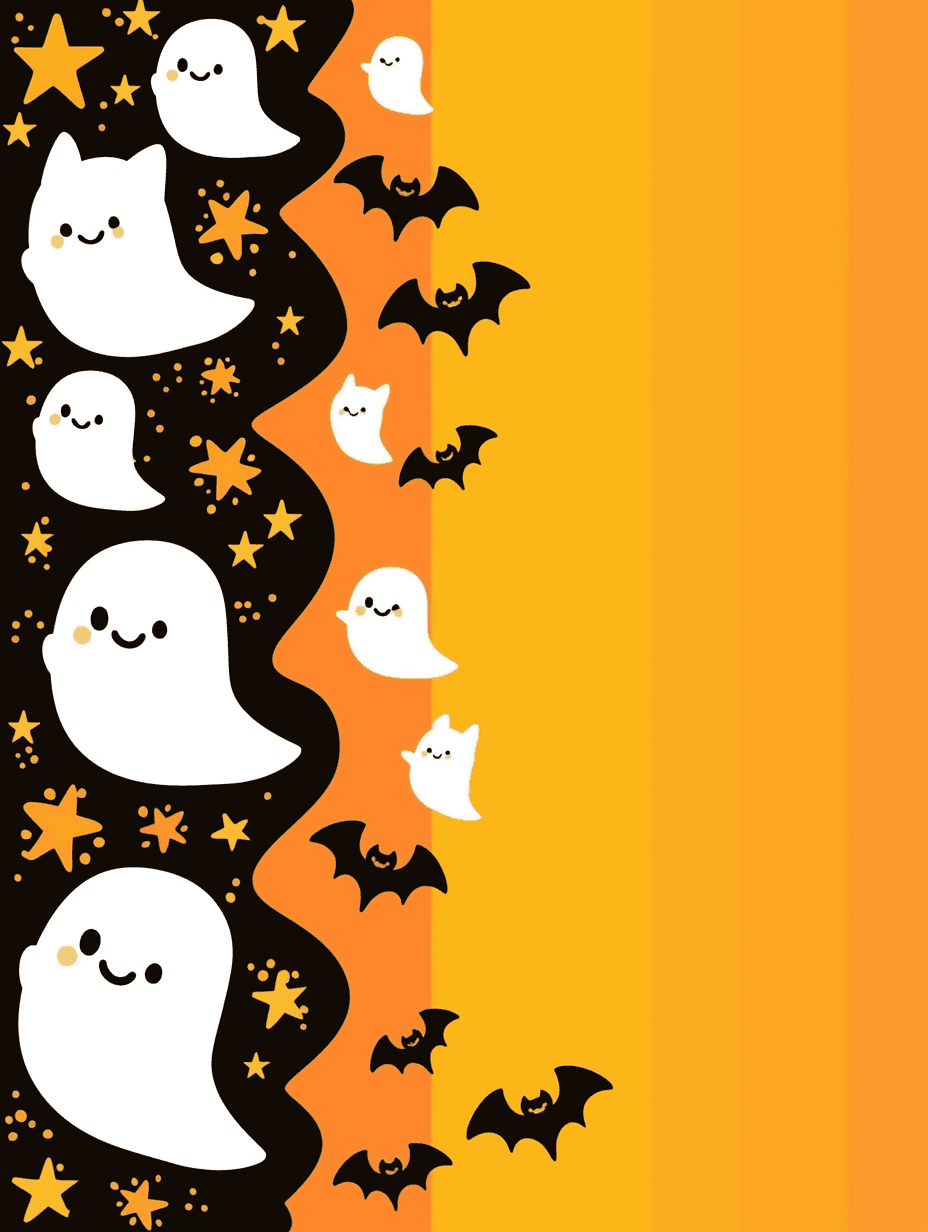 Halloween Ghost 182 original repeating artwork