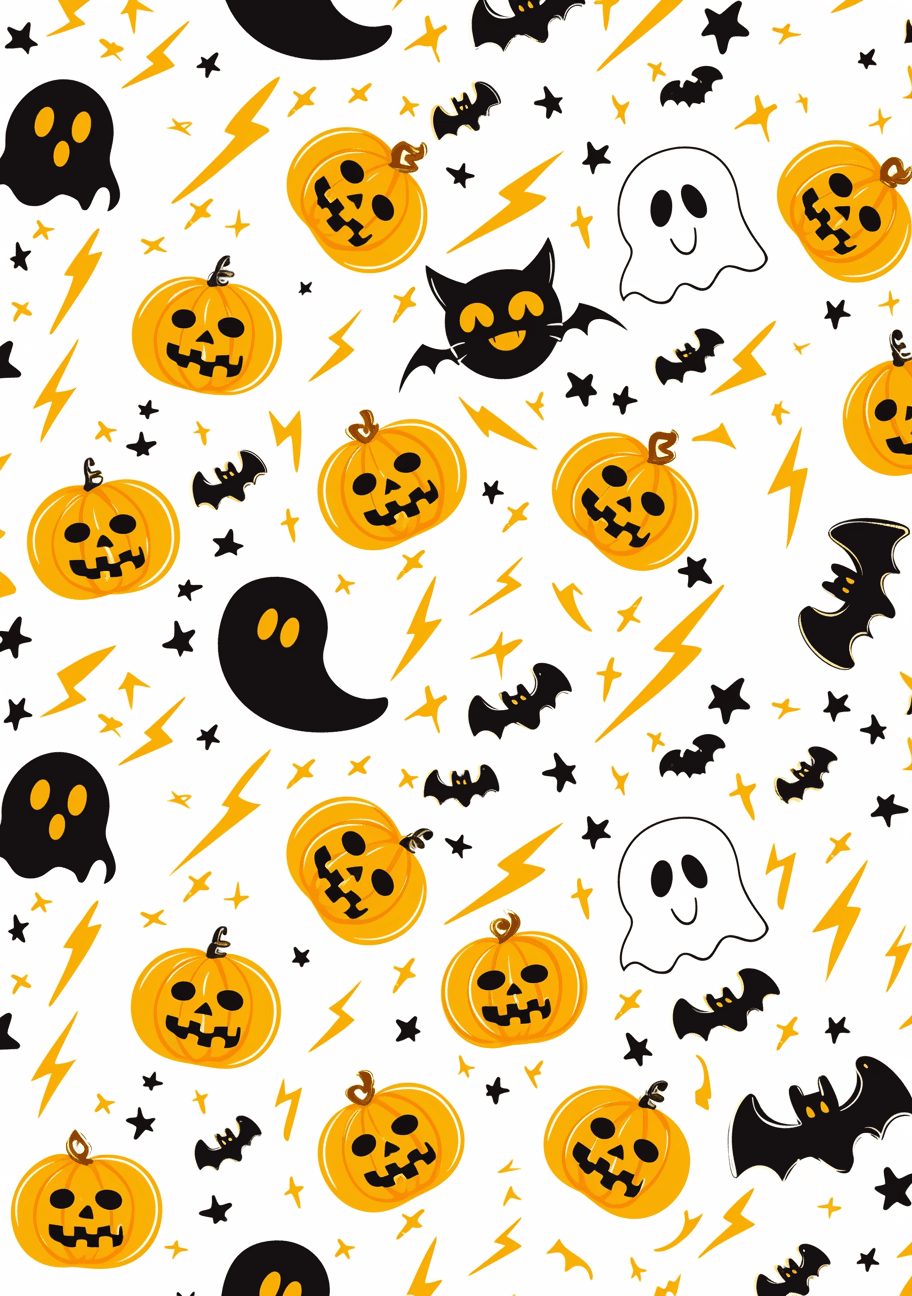 Halloween Ghost 842 original repeating artwork