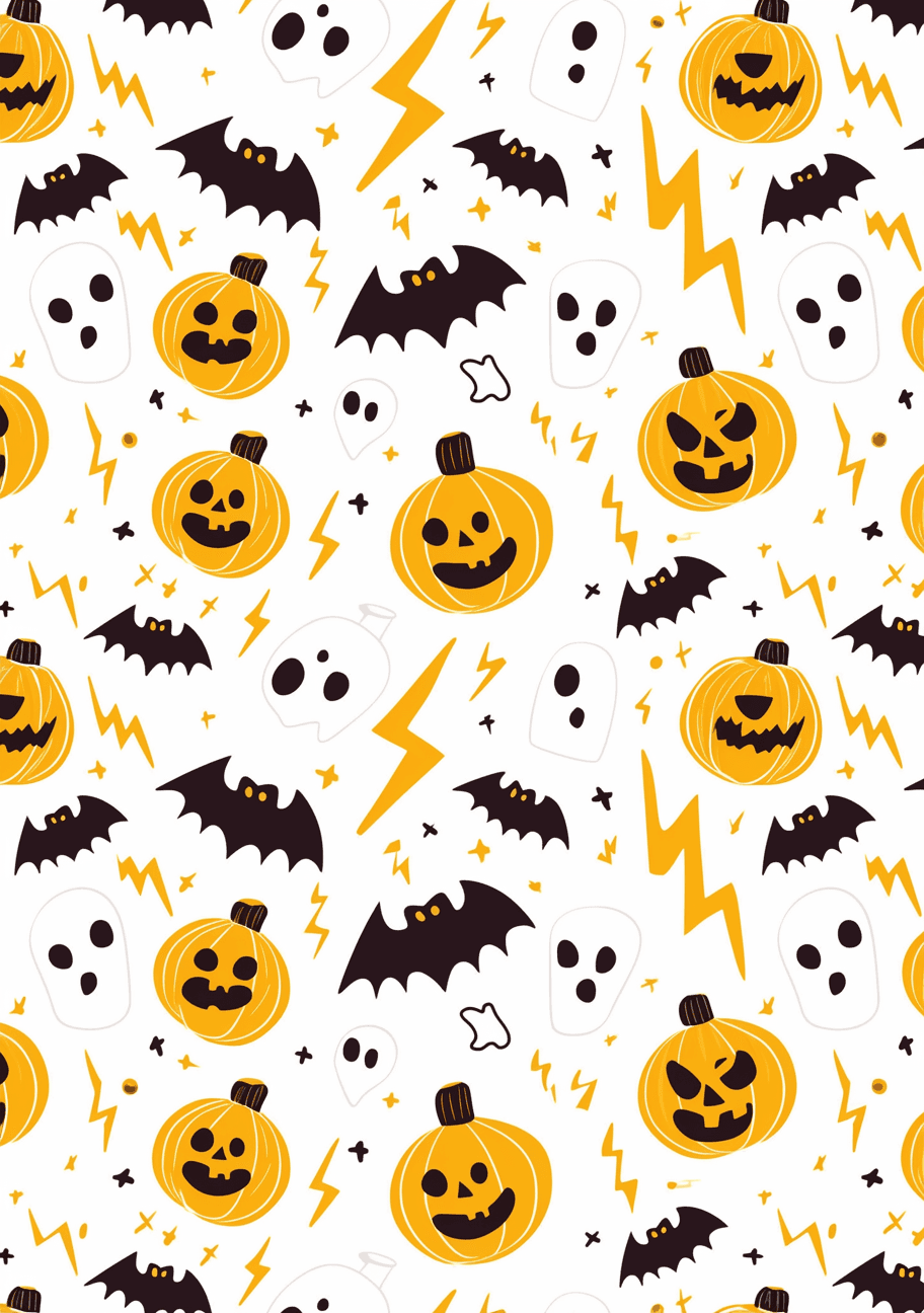 Halloween Ghost 765 original repeating artwork