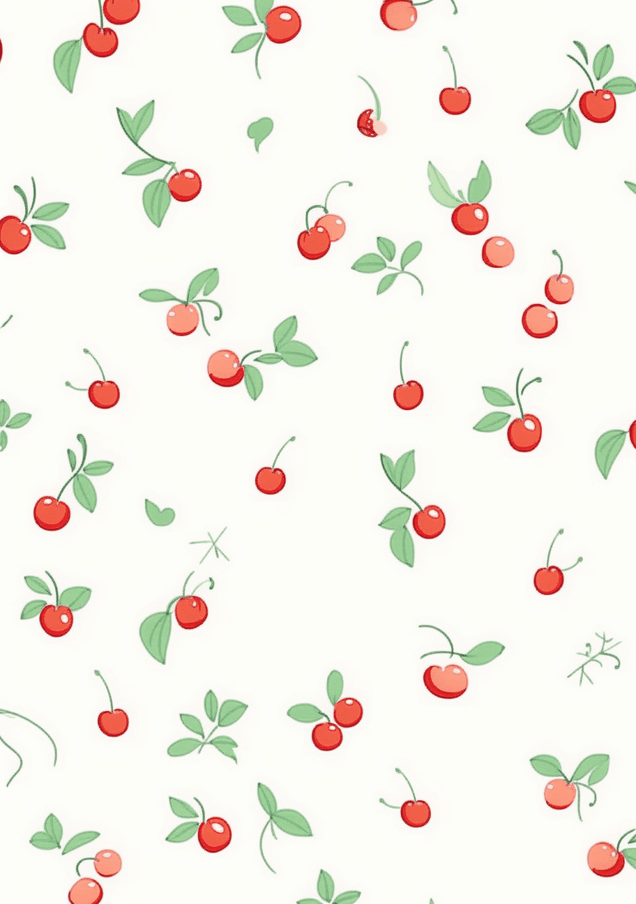 Cherry Seek original repeating artwork