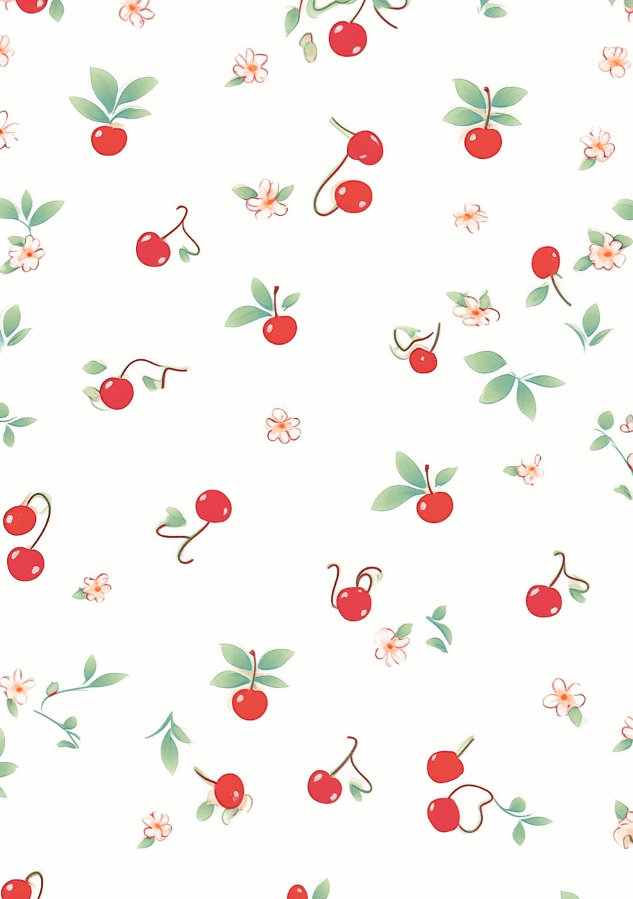 Cherry Chase original repeating artwork