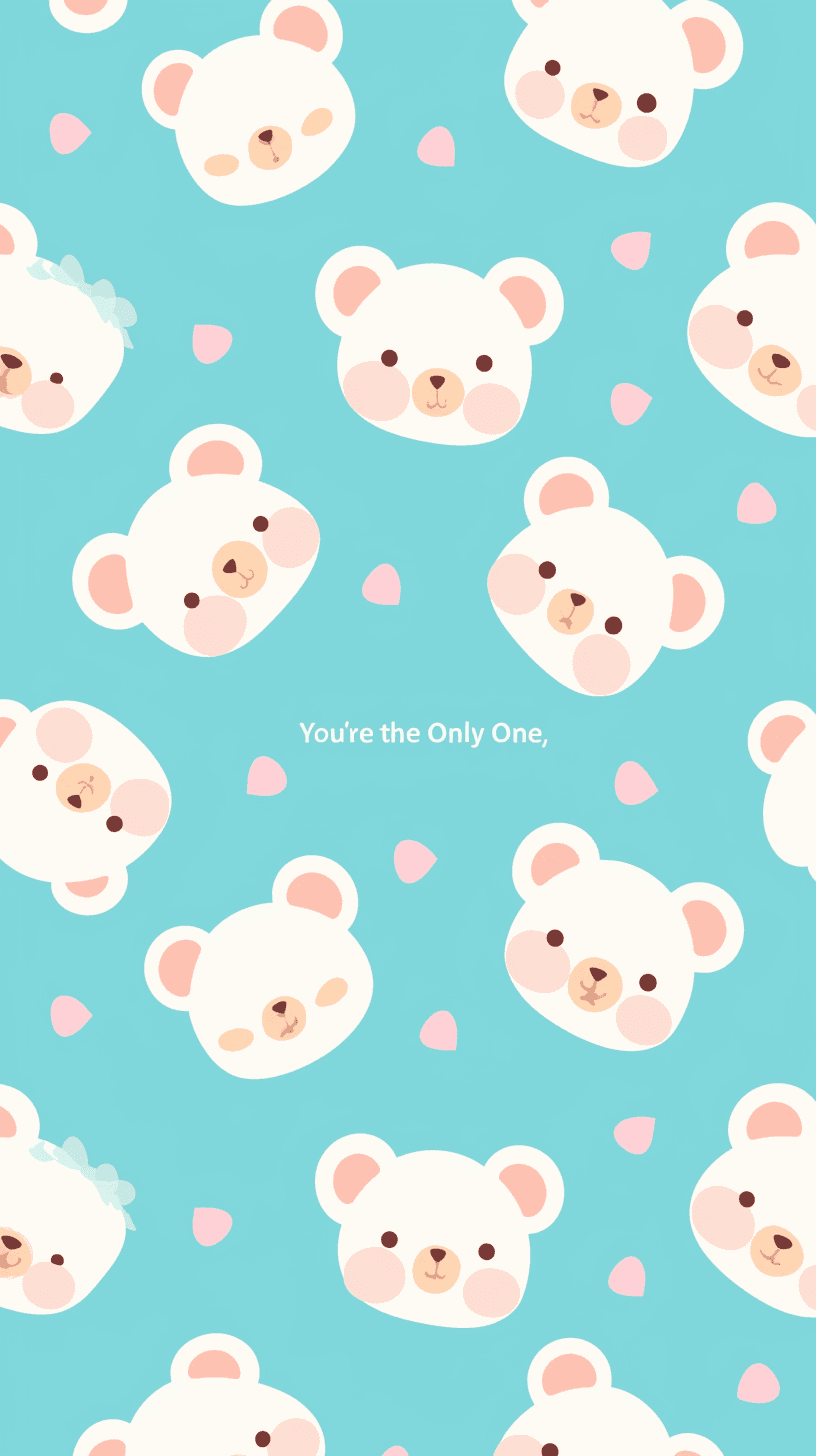 Bear Evening original repeating artwork
