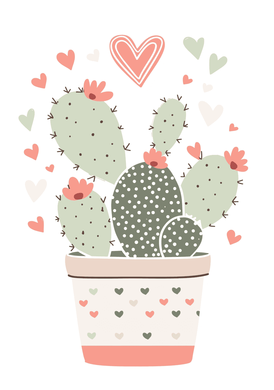 Cactus Gang original repeating artwork