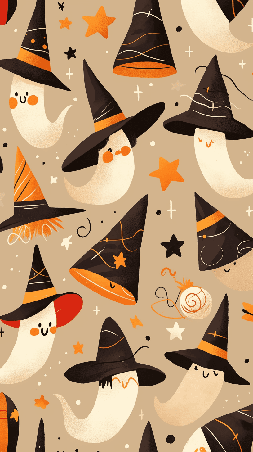 Halloween Ghost 630 original repeating artwork