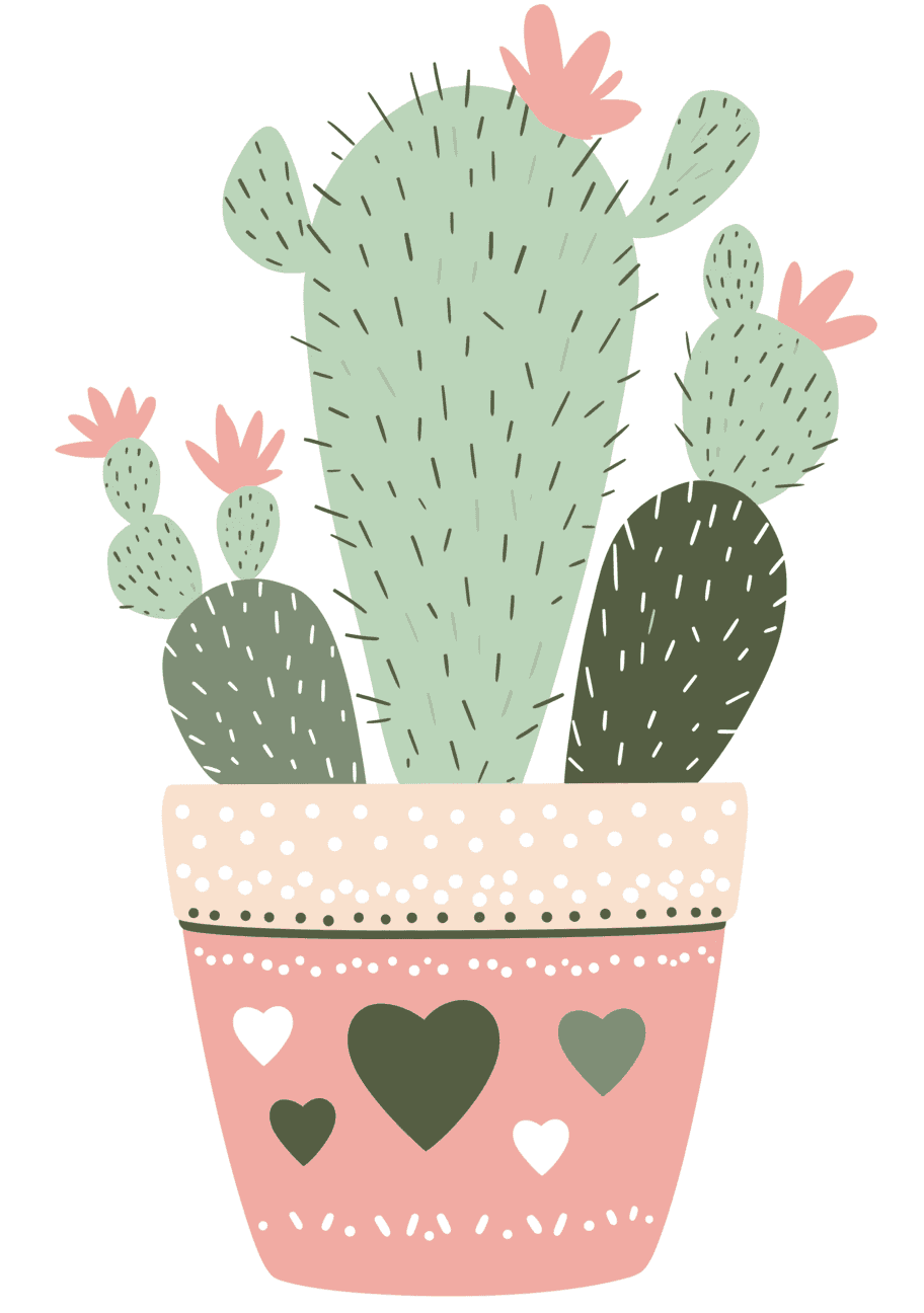 Cactus Tribe original repeating artwork