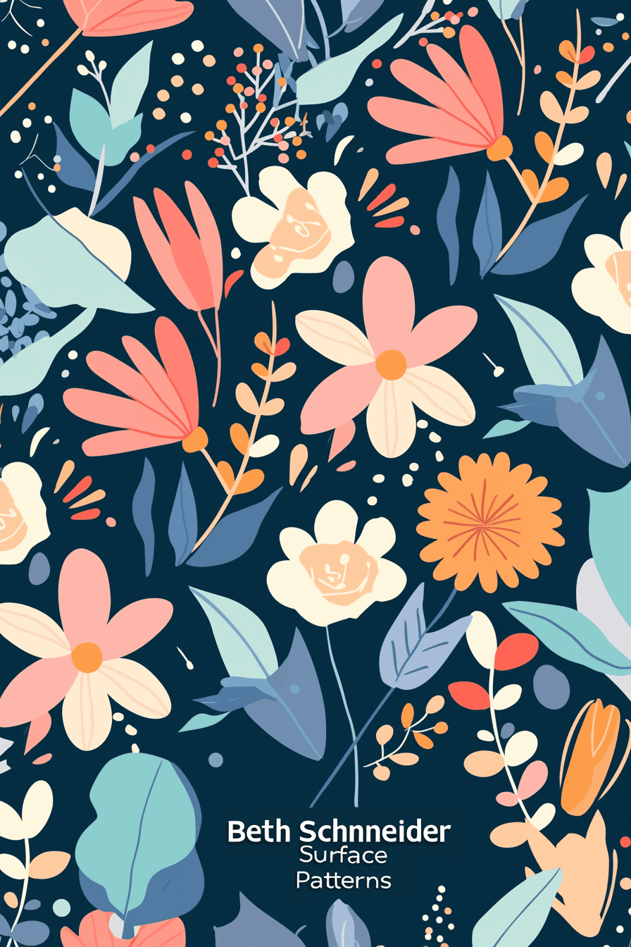 Blossom 302 original repeating artwork