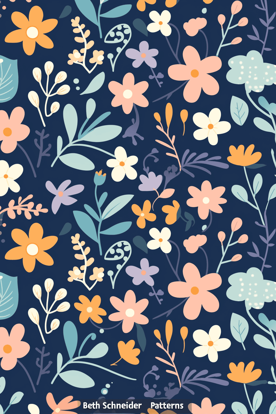 Blossom 299 original repeating artwork