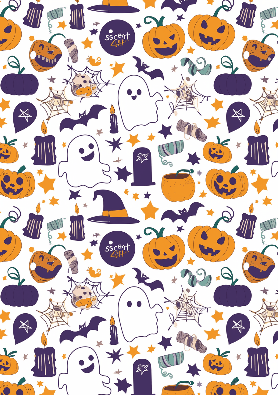 Halloween Design Twilight original repeating artwork