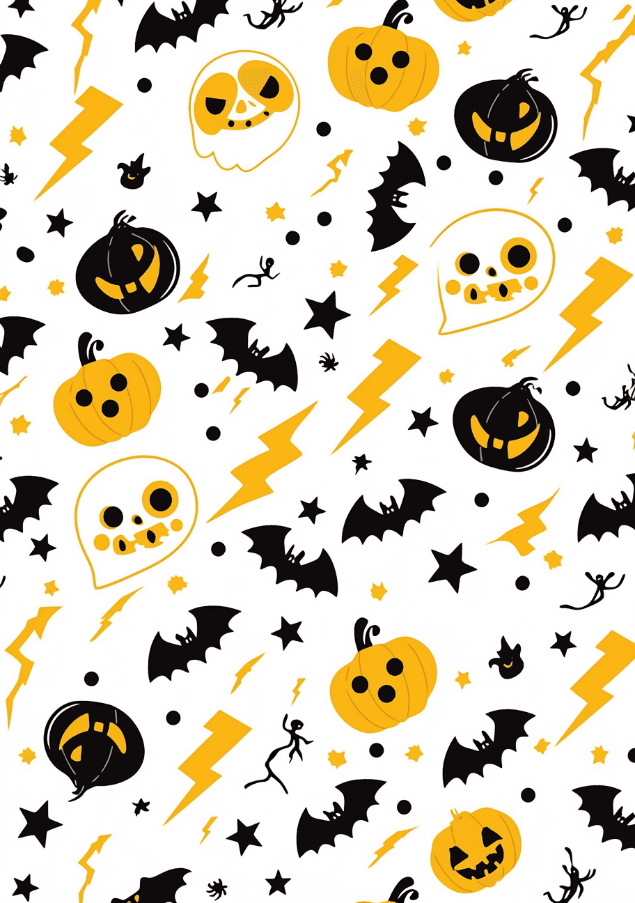 Halloween Design Bloom original repeating artwork