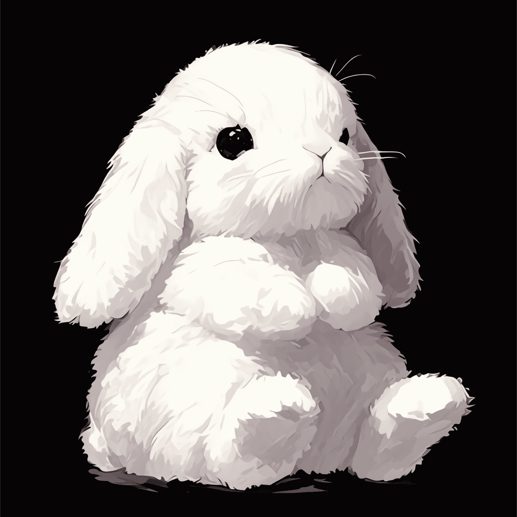Bunny Flow original repeating artwork