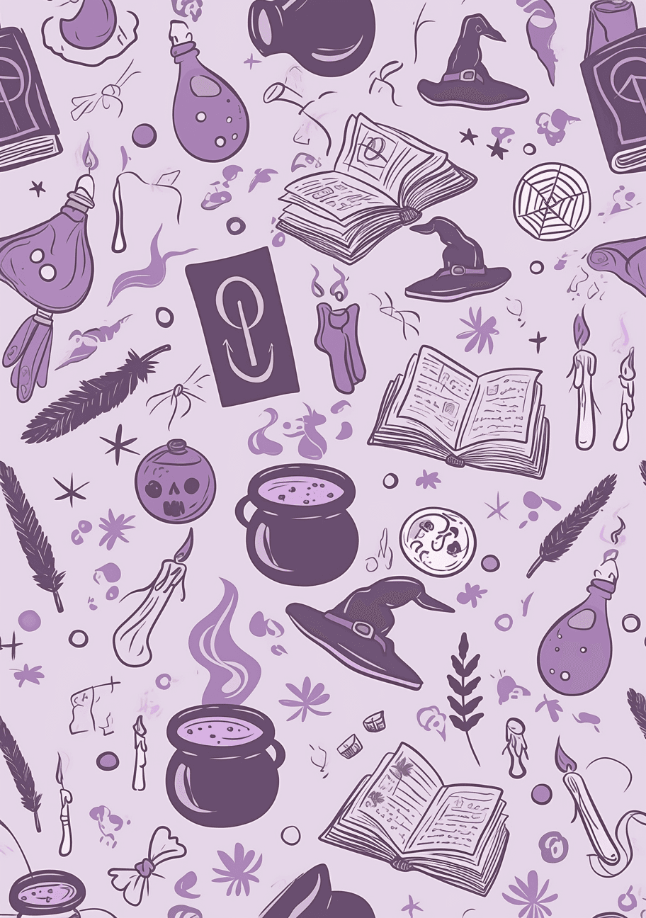 Halloween Design Picnic original repeating artwork