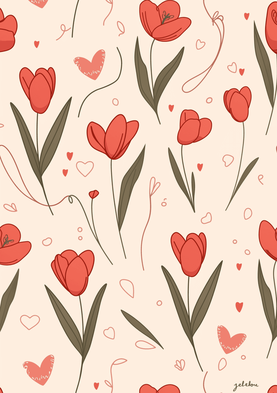 Blossom 255 original repeating artwork