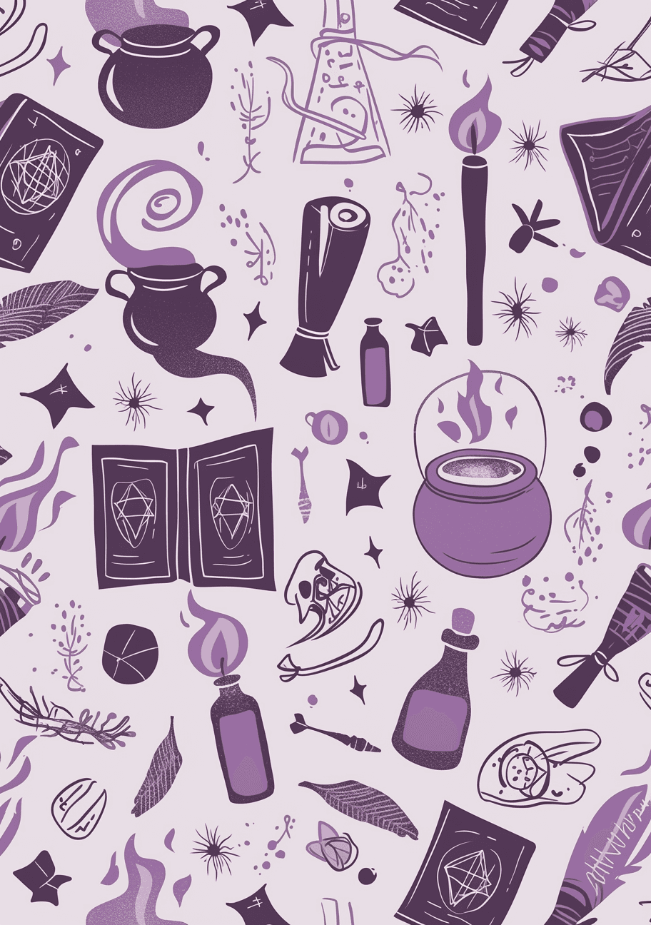 Halloween Design Parade original repeating artwork
