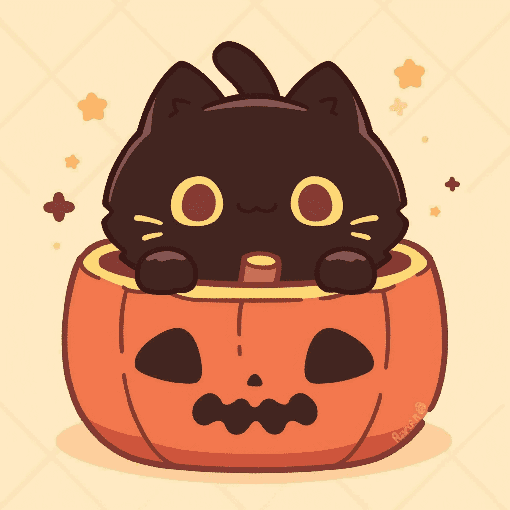 Halloween Pumpkin 157 original repeating artwork