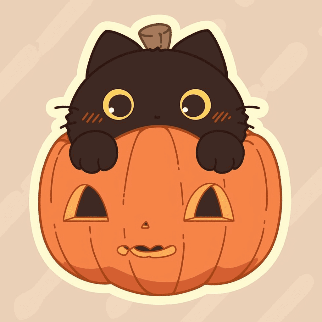Halloween Pumpkin 114 original repeating artwork