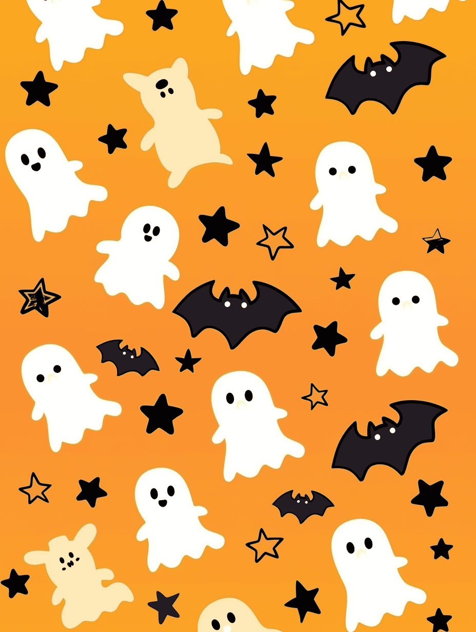 Halloween Ghost 583 original repeating artwork