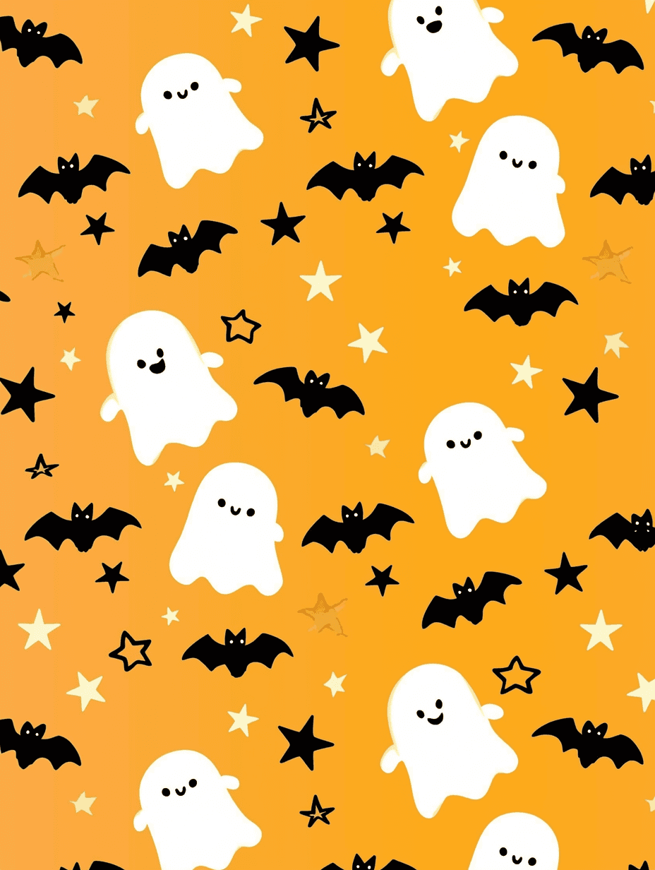 Halloween Ghost 622 original repeating artwork