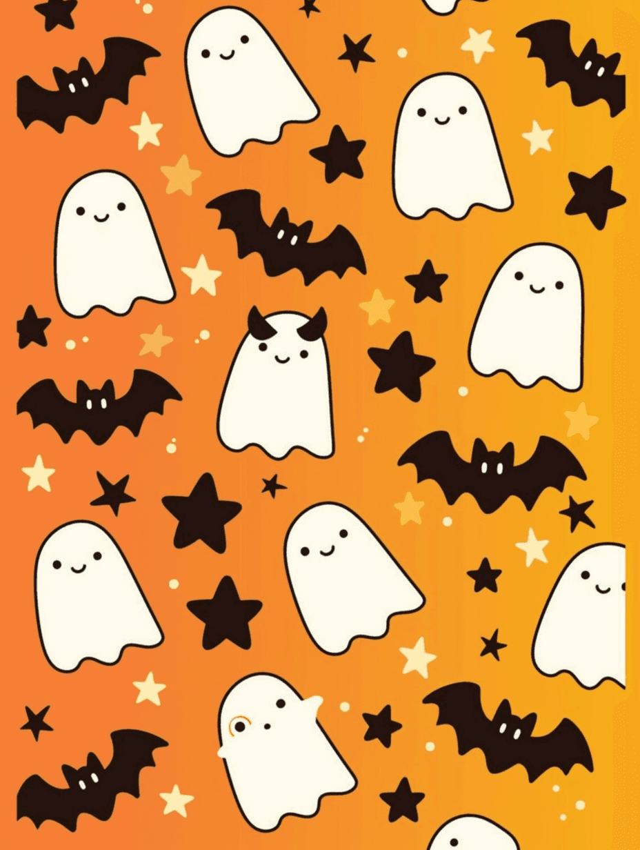 Halloween Ghost 708 original repeating artwork