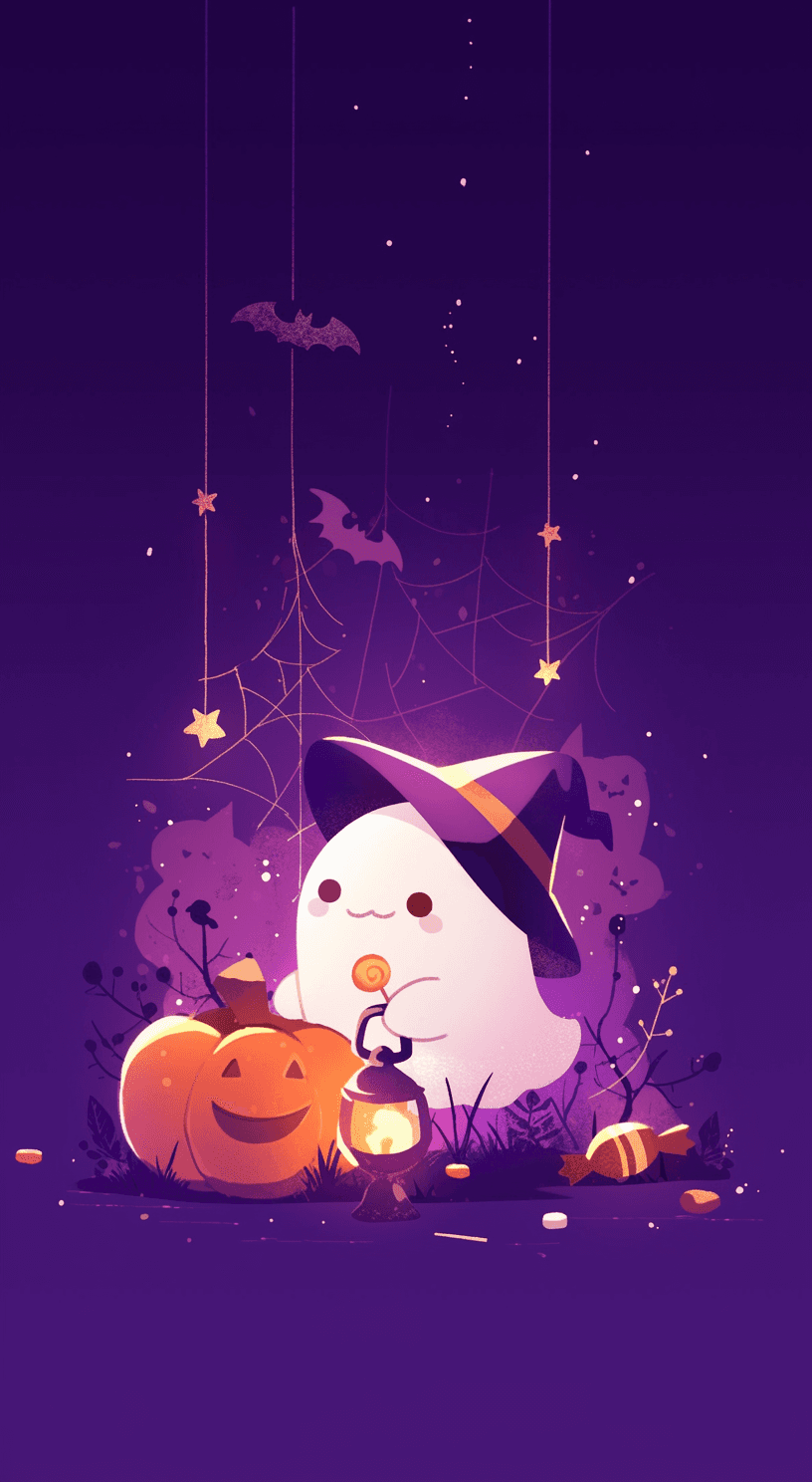 Halloween Ghost 611 original repeating artwork