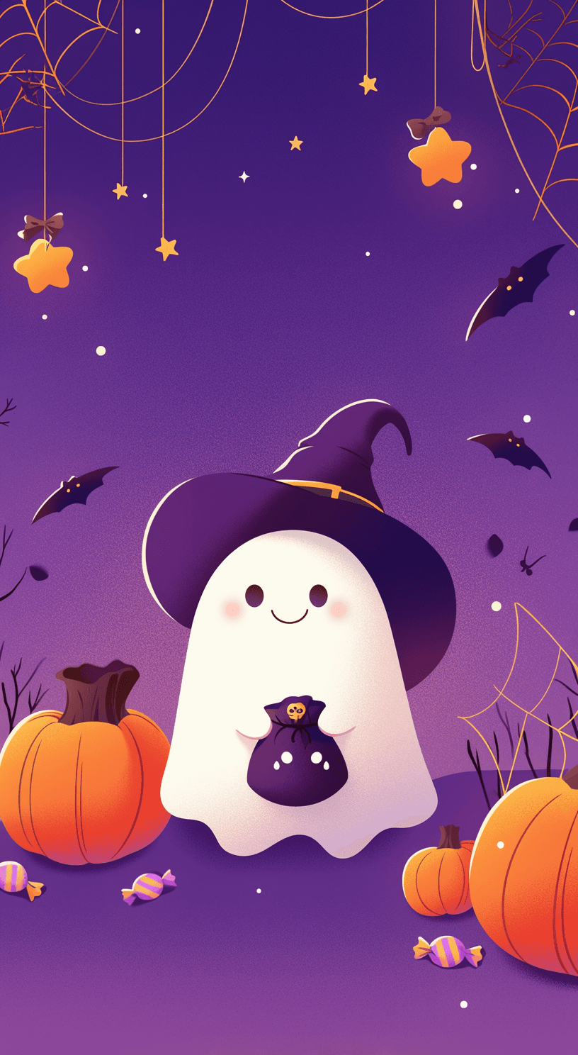 Halloween Ghost 763 original repeating artwork