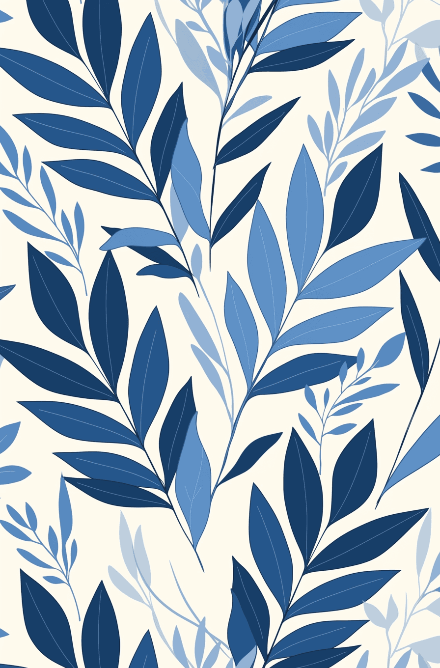 Leaves Jam original repeating artwork