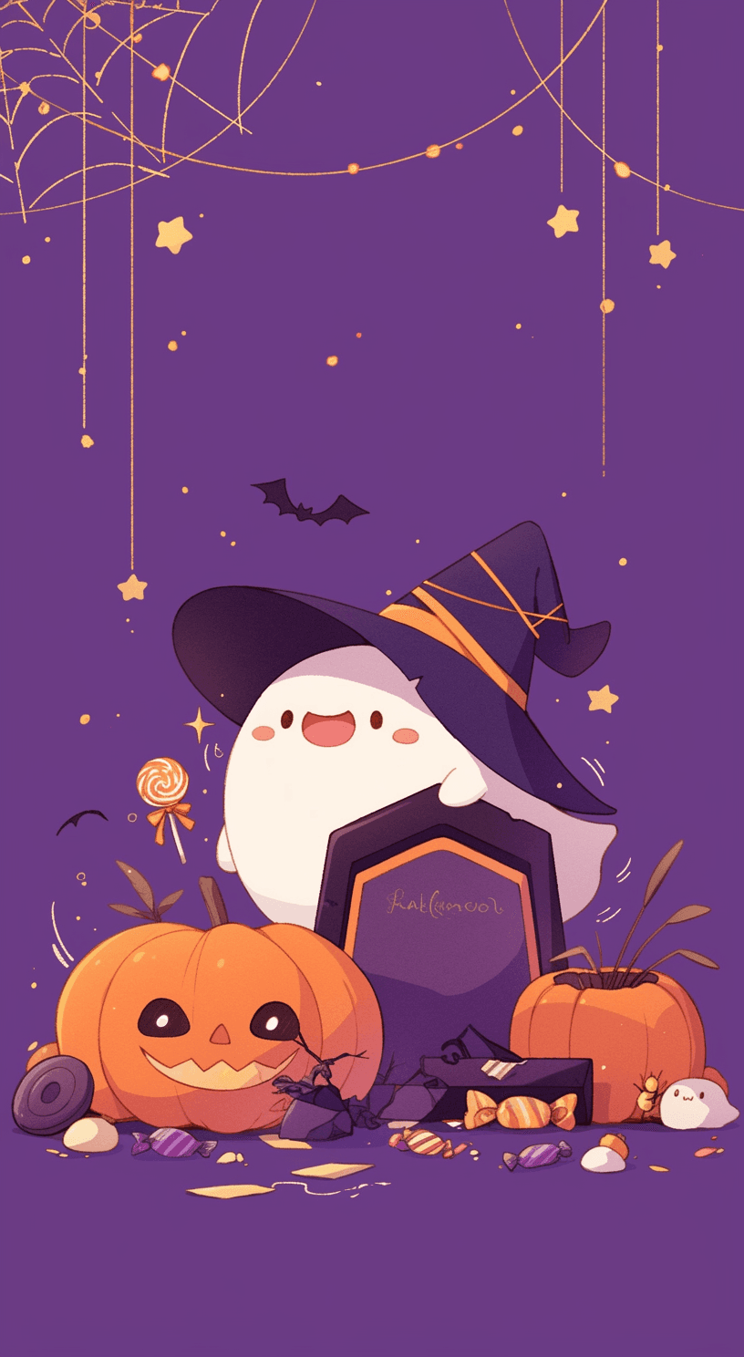 Halloween Ghost 1317 original repeating artwork