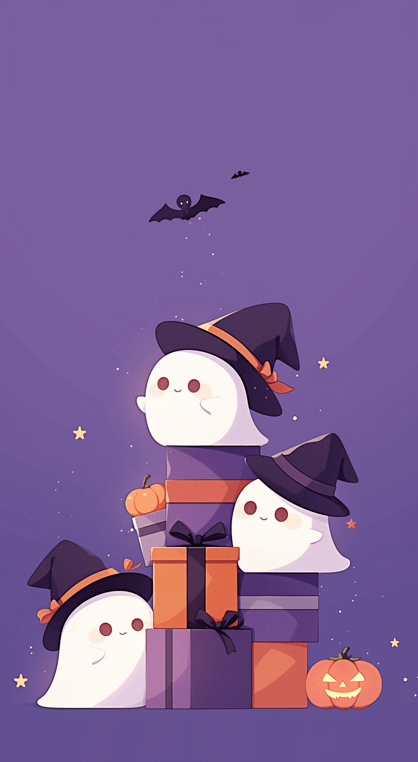 Halloween Ghost 841 original repeating artwork