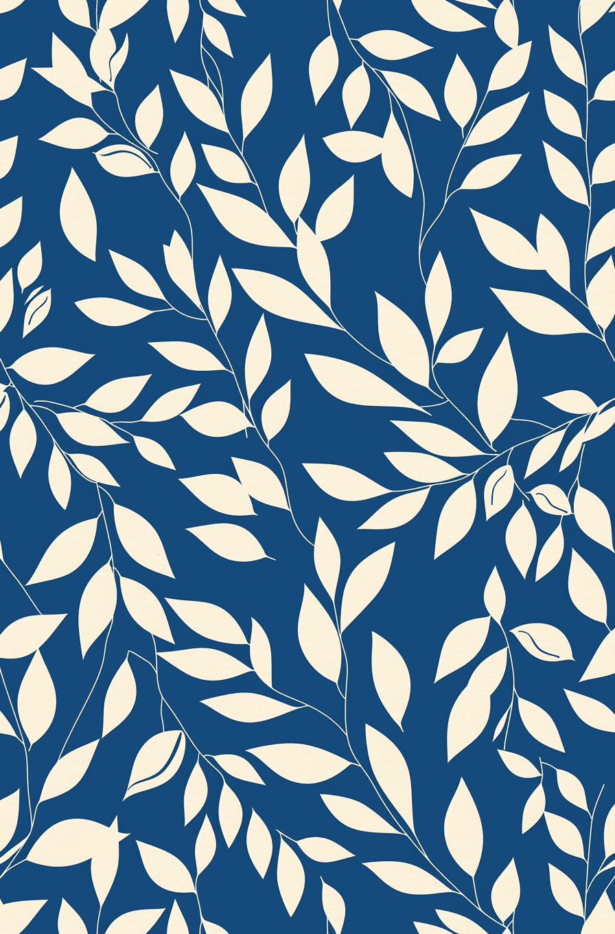 Leaves Bop original repeating artwork