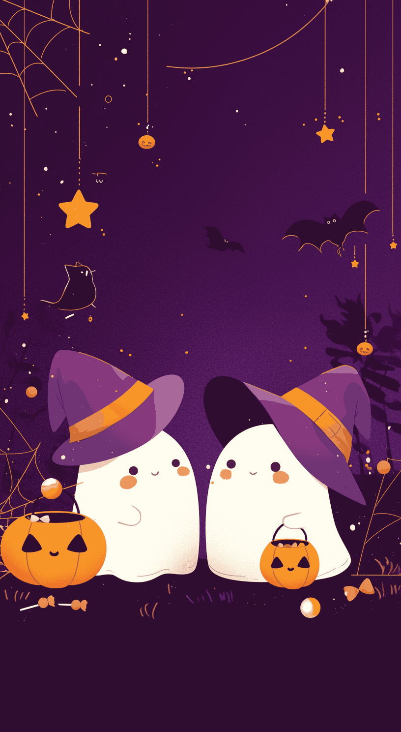 Halloween Ghost 1527 original repeating artwork