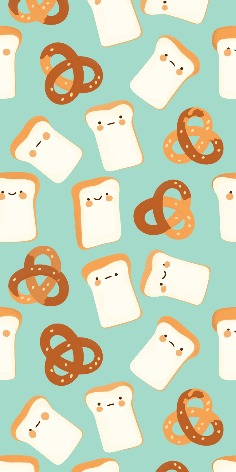 Toast Crew original repeating artwork