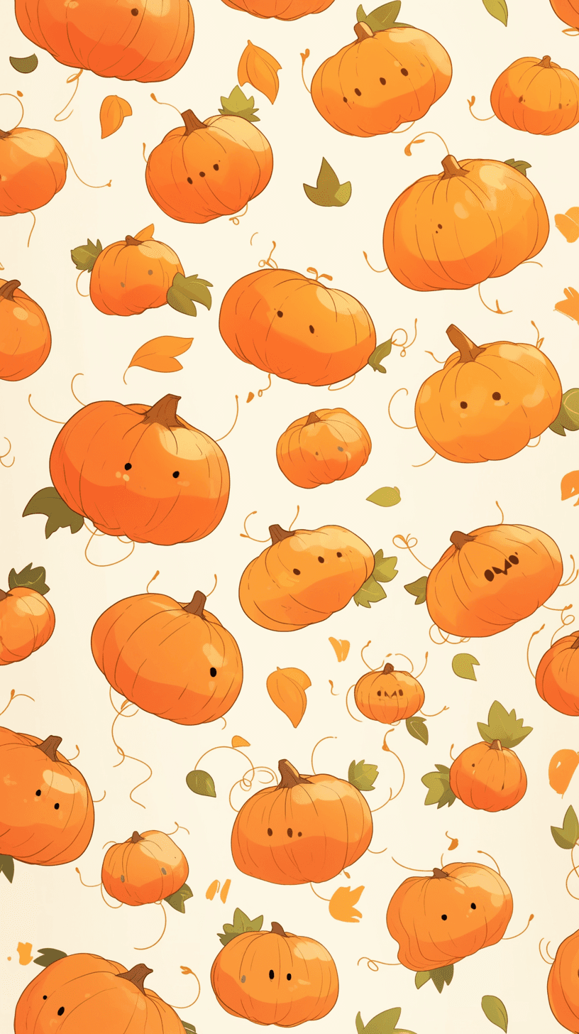 Halloween Pumpkin 227 original repeating artwork
