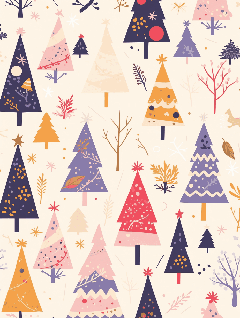 Halloween Tree Pals original repeating artwork