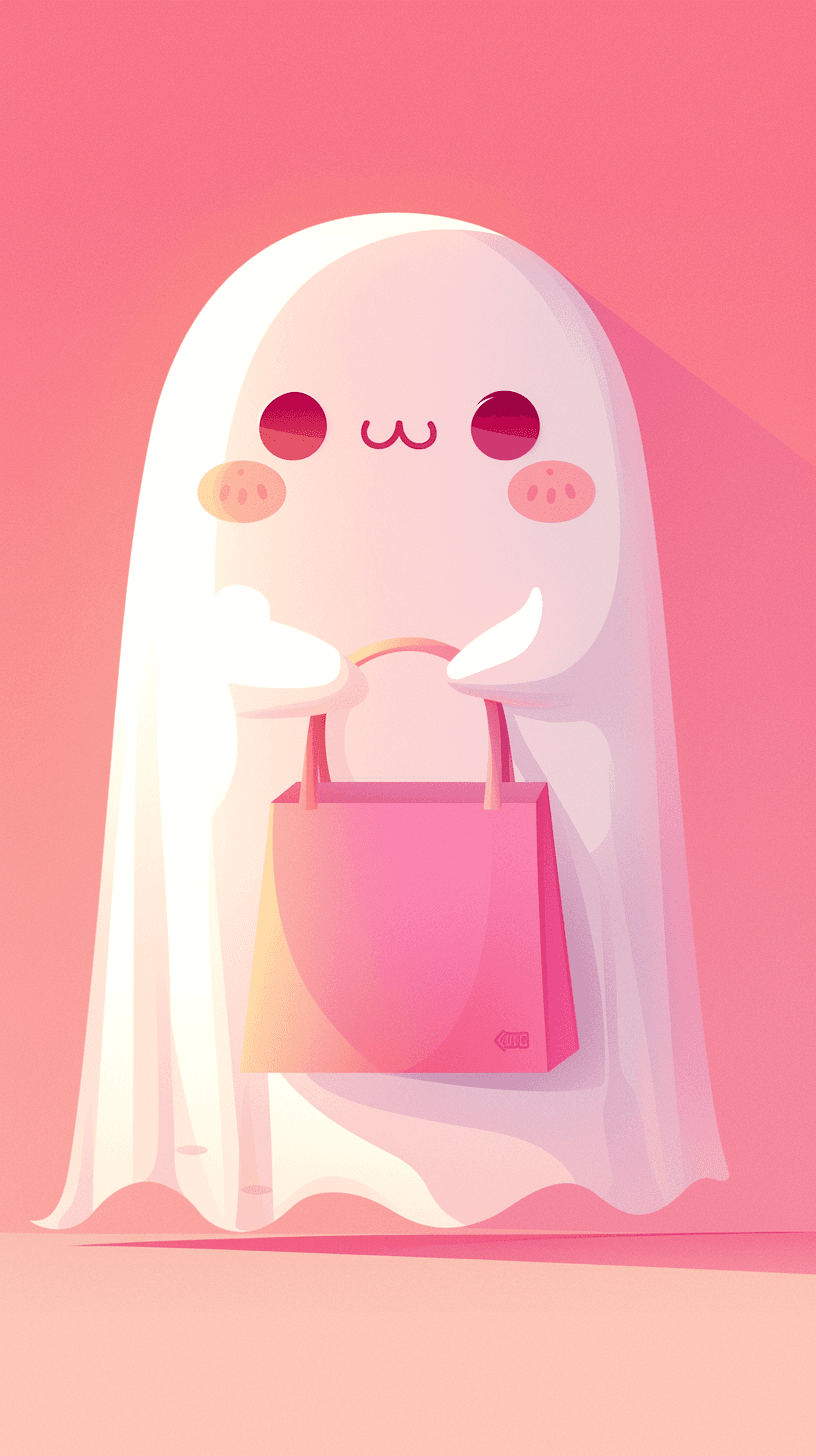 Halloween Ghost 1122 original repeating artwork