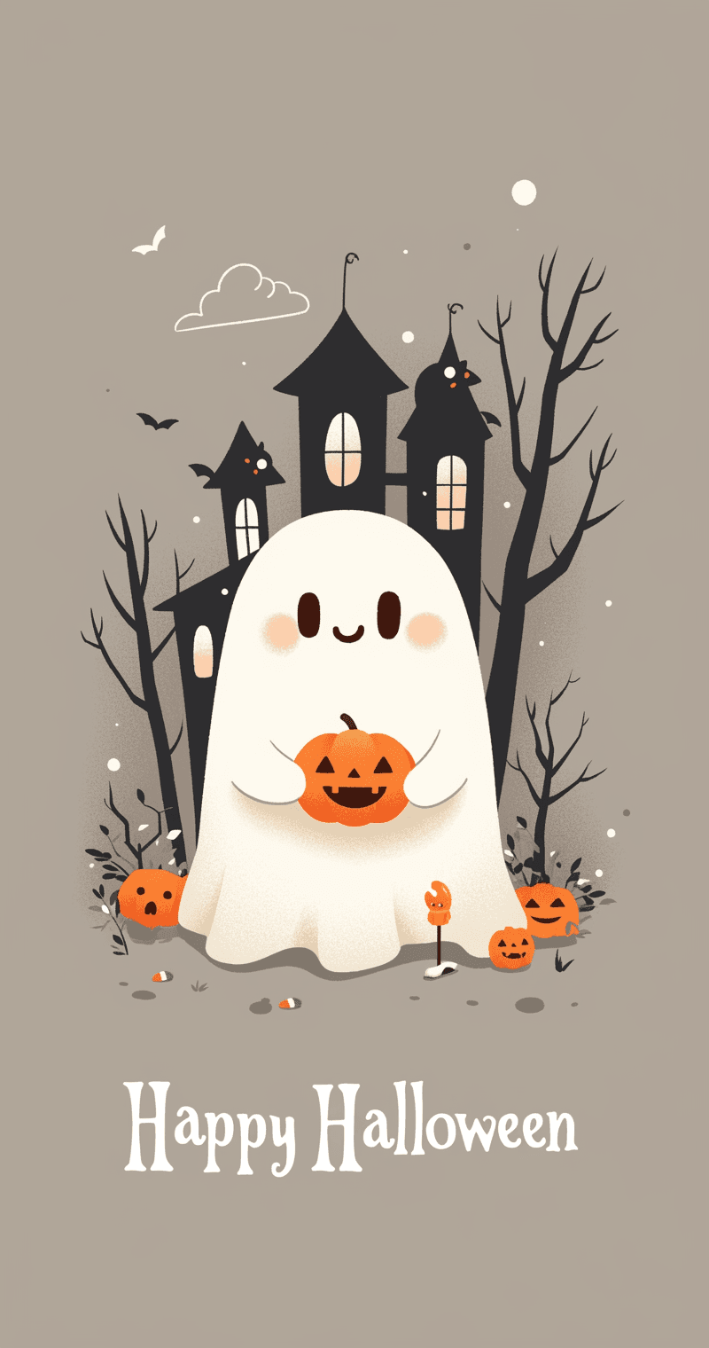 Halloween Ghost 840 original repeating artwork