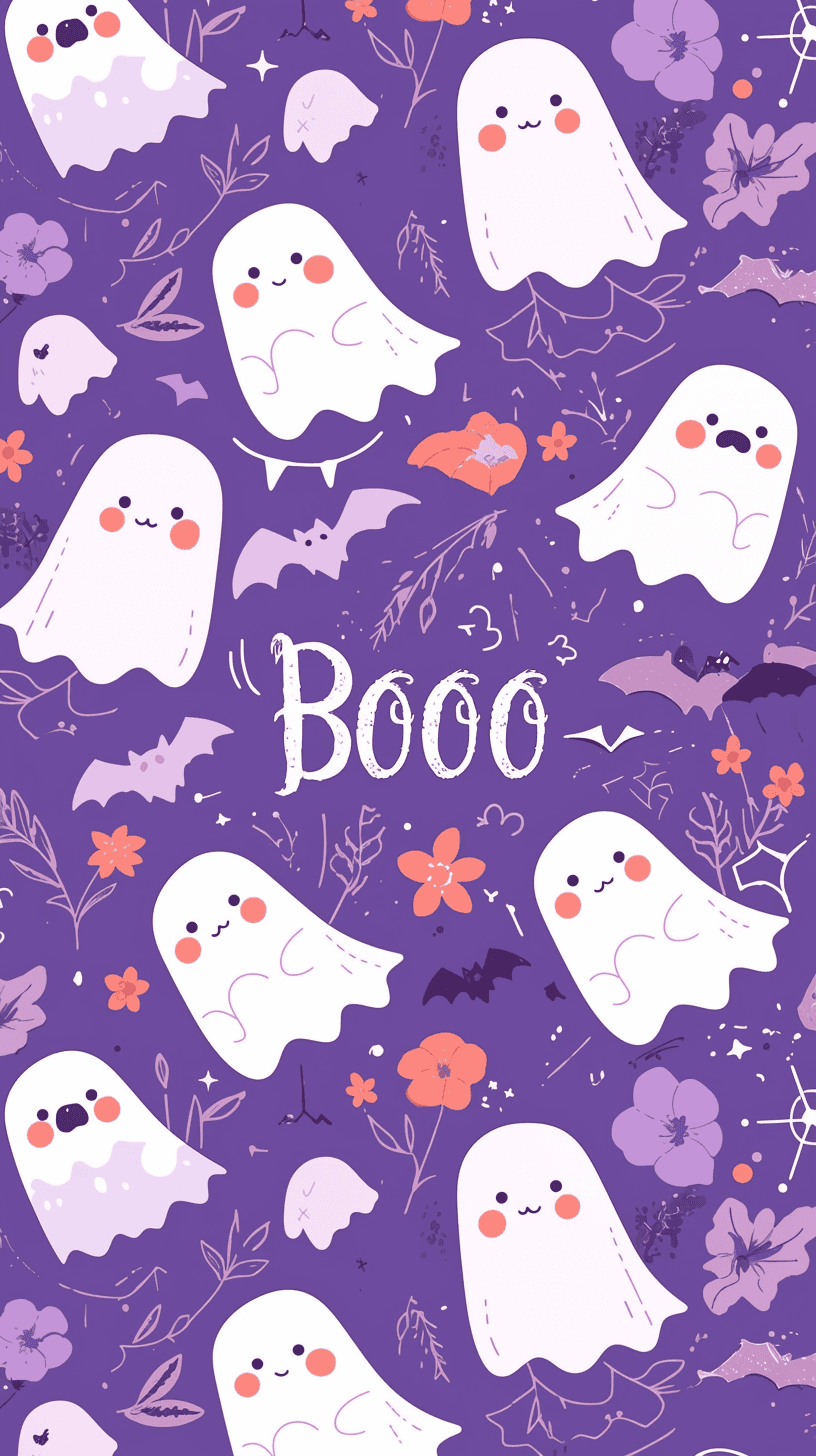 Halloween Ghost 1160 original repeating artwork