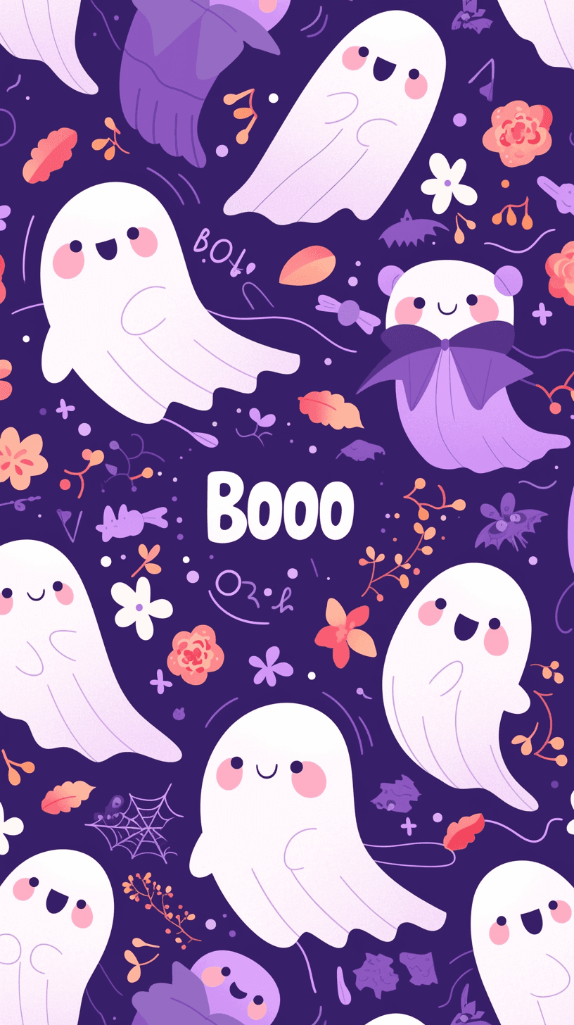 Halloween Ghost 527 original repeating artwork