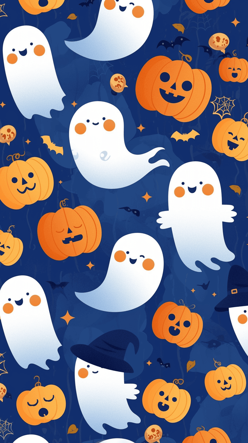 Halloween Ghost 976 original repeating artwork