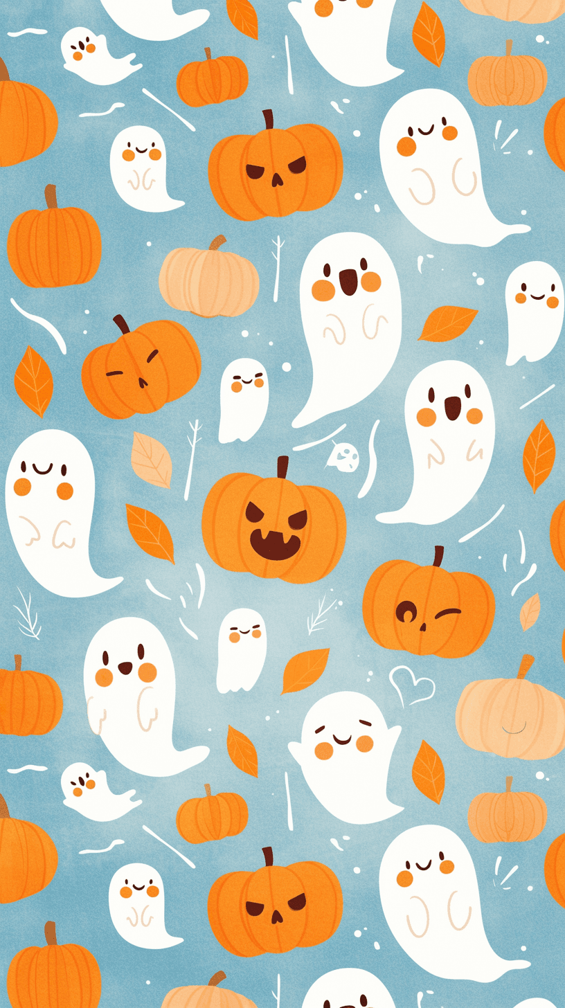 Halloween Ghost 471 original repeating artwork