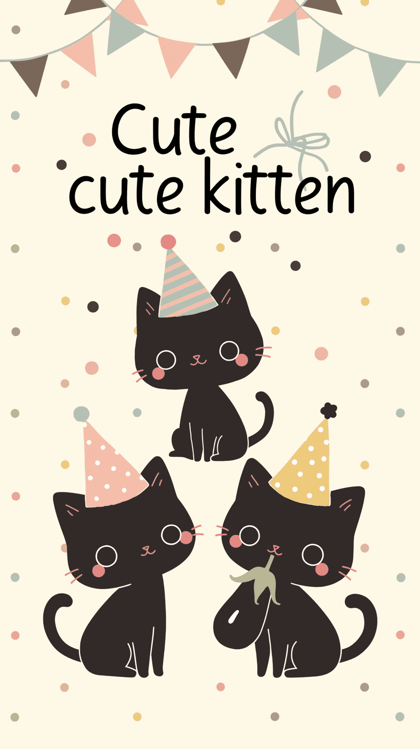 Cat 085 original repeating artwork