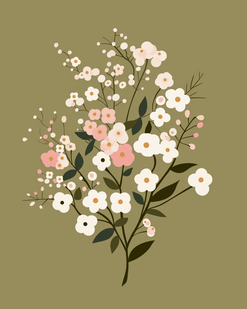 Blossom 203 original repeating artwork