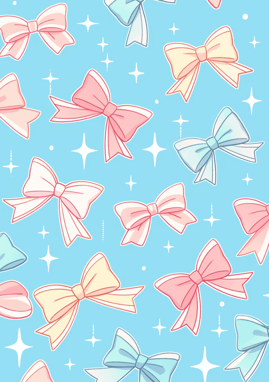 Bow Go original repeating artwork